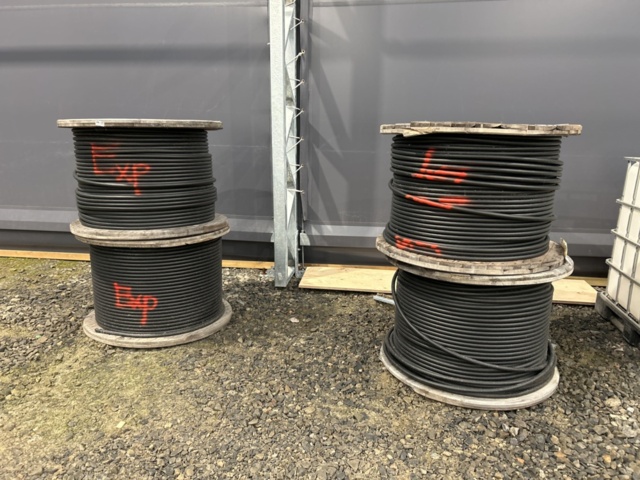 1378143-10 Kraftkabel 2000 meter (4x500m) - Nexans FXQJ/IFSI/MCMK HF 1KV 4X 16/16