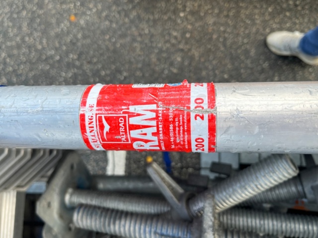 1403515-8 Ställningstrailer - SM Släp med Altrad ställning