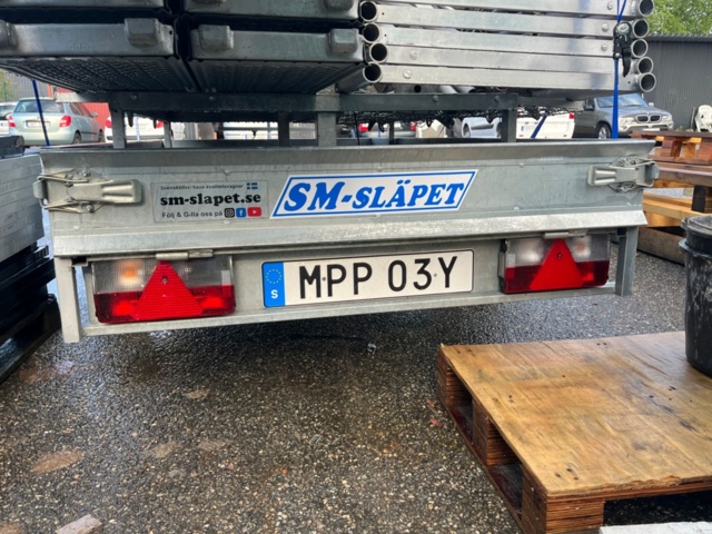 1403515-23 Ställningstrailer - SM Släp med Altrad ställning