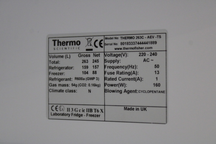 1410602-10 Kyl/frys för labb Thermo 263C