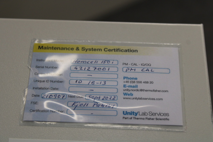 1410605-6 Co2 inkubator x 2 Heracell 150i 2017