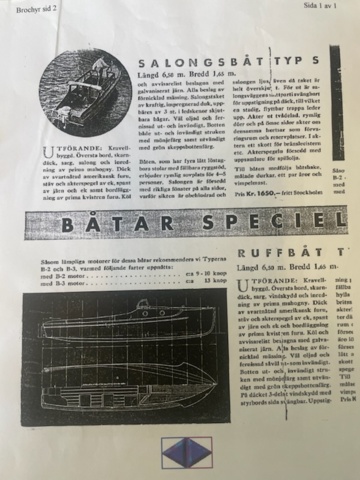 1406437-32 Archemedes Ruffbåt Typ A   - 1935