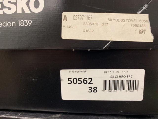 1418662-4 Skyddsstövlar Arbesko 50562, Strl 38