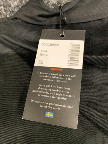 1418689-4 Overall L.Brador 198B, Strl 52