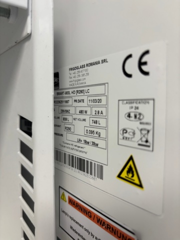 1372459-5 Kylskåp SMART-900L HD [R290] – Dubbelglasdörr