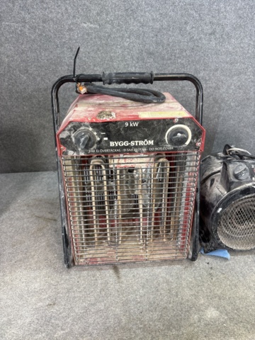 1408528-4 Värmefläktar 4 st - Malmbergs / Termo / Prof m.fl