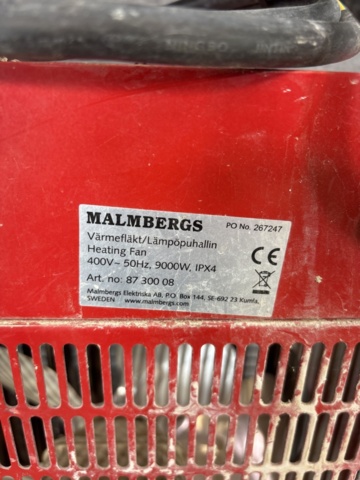 1408528-6 Värmefläktar 4 st - Malmbergs / Termo / Prof m.fl