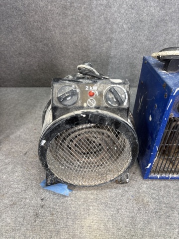1408528-7 Värmefläktar 4 st - Malmbergs / Termo / Prof m.fl