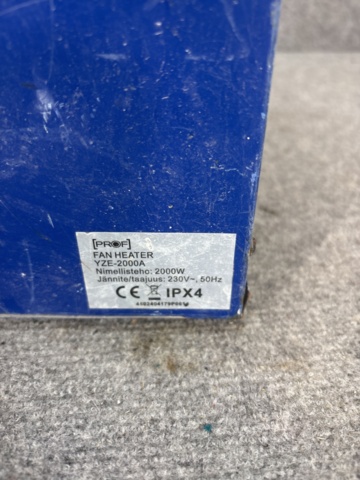 1408528-12 Värmefläktar 4 st - Malmbergs / Termo / Prof m.fl