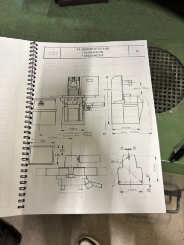 1372916-13 Planslipmaskin Jakobsen SJ 1026 -1987