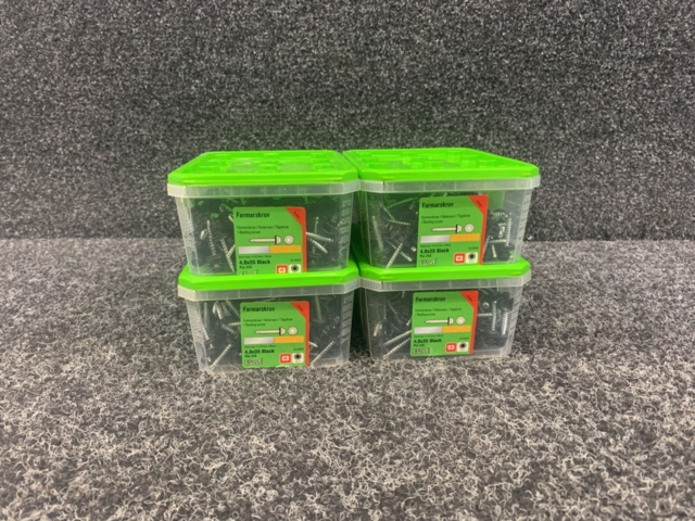 1418423-1 4 st Förpackningar Farmarskruv 4,8x35, Essve