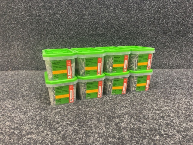 1418437-1 8 st Förpackningar Ankarskruv 5,0x40, Essve