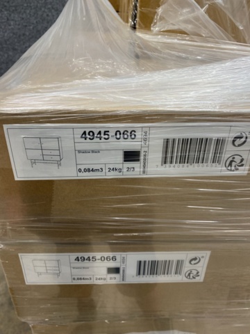 1419118-4 8 pcs Cocktail cabinet Tenzo 3 doors, 2 drawers