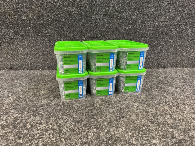 1418509-1 6 st Förpackningar Borrskruv, Essve