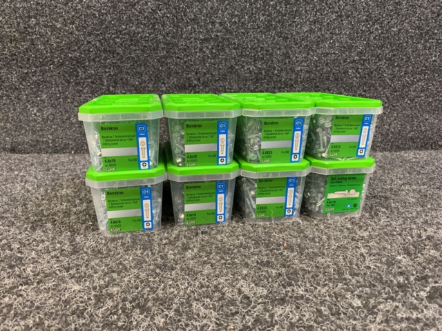 1418509-8 6 st Förpackningar Borrskruv, Essve