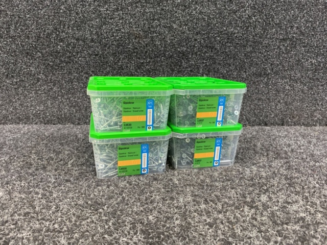 1418514-1 4 st Förpackningar Gipsskruv, Essve