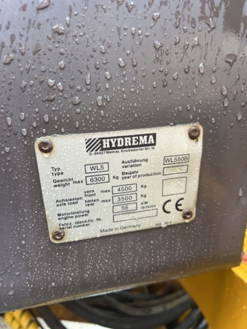 1384558-7 Hjullastare med skopa - Hydrema WL550B (WL5)