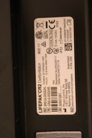 1410616-5 Hjärtstartare Lifepak CR2