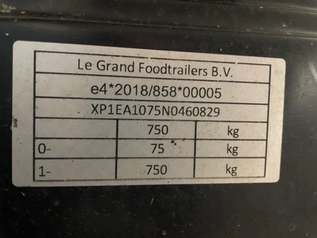 1291189-22 Foodtrailer LE GRAND FOODTRAILERS, 2022