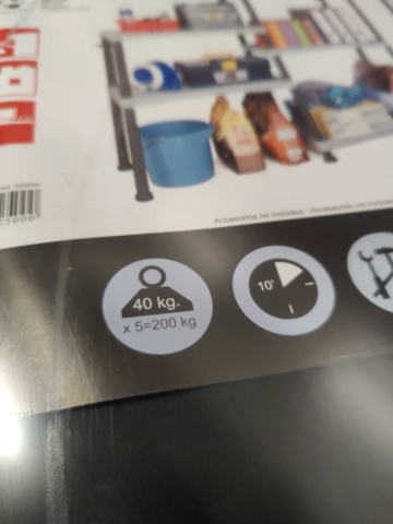 1419018-12 Förvaringshylla Tayg 70x40x180 cm