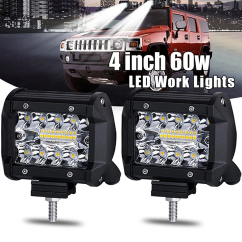 1419515-5 6 st LED Arbetsbelysning 60W - Fri frakt