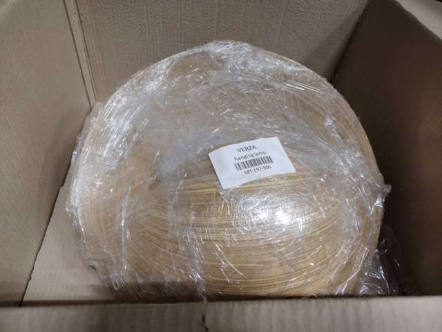 1419477-2 Taklampa – Grace of Bali, Verza, bambu, 500x500x250 mm