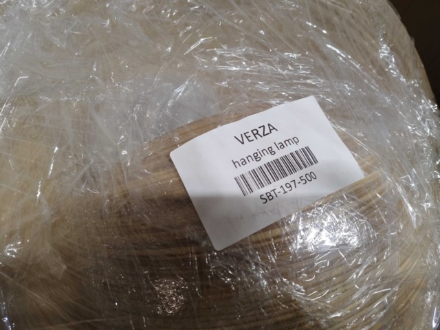 1419477-3 Taklampa – Grace of Bali, Verza, bambu, 500x500x250 mm