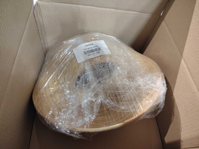 1420665-2 Ceiling lamp, – Grace of Bali, Verza, bamboo, 400 x 400 x 200 mm