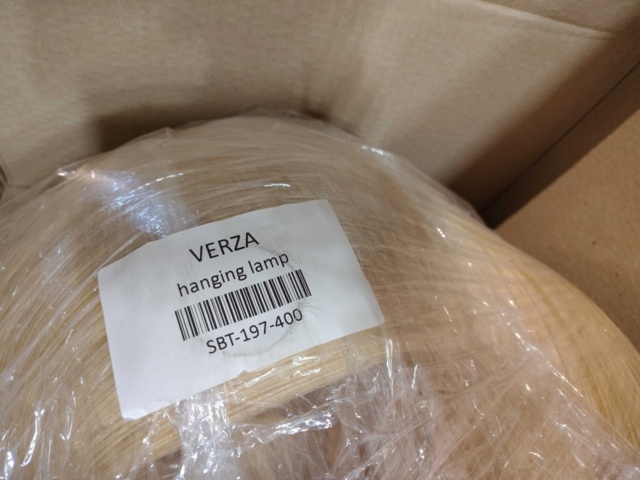 1420665-3 Ceiling lamp, – Grace of Bali, Verza, bamboo, 400 x 400 x 200 mm