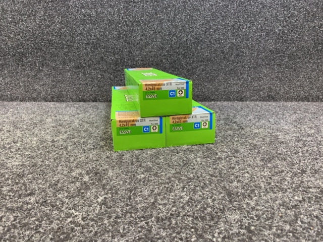 1420686-1 3 st Förpackningar bandad Hårdgipsskruv 4,2x45mm, Essve