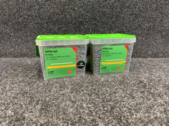 1419379-1 2 st förpackningar Räfflad spik 2,3x60mm, Essve