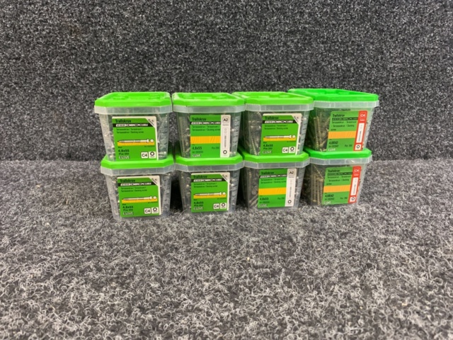 1419385-1 8 st Förpackningar Trallskruv, Essve