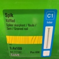 1419434-3 2 st Förpackningar Räfflad spik 3,4x100mm, Essve