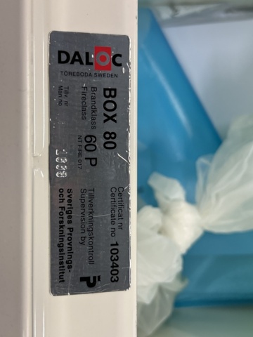 1361229-5 Kassaskåp 2 st - Daloc Box 80