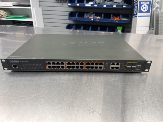 1291200-1 Planet GS-4210-24P4C Nätverksswitch
