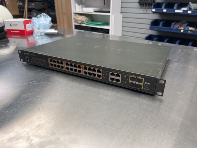 1291200-2 Planet GS-4210-24P4C Nätverksswitch