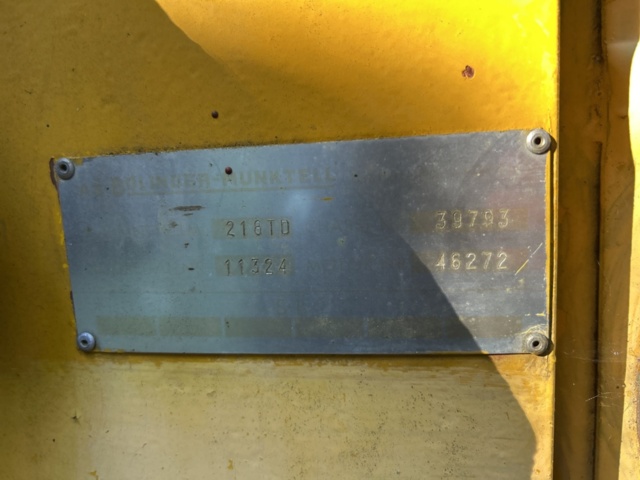 1378150-30 Baklastare - Volvo BM LM 218TD