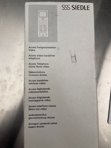 1291209-3 Intercom with video function - SSS Siedle Doorstation
