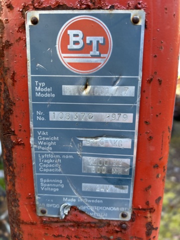 1378151-6 Staplarstativ - BT