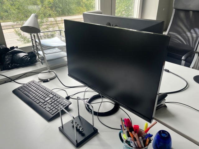 1204780-3 Collection of office furniture and electronics