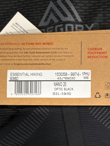 1367126-5 6st vandrarryggsäckar - Gregory