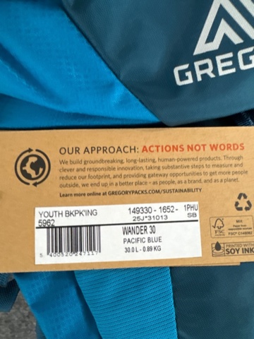 1367126-7 6st vandrarryggsäckar - Gregory