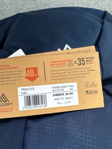 1367126-12 6st vandrarryggsäckar - Gregory