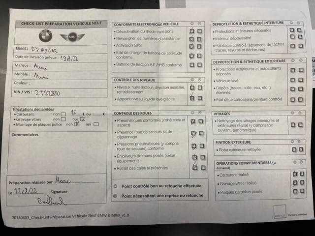 1418842-18 Mini Cooper Clubman (Fransk reg, saknar nyckel) UPPDATERAD