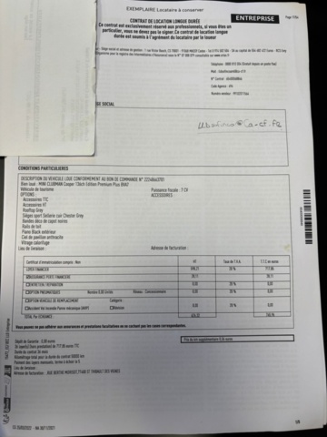 1418842-21 Mini Cooper Clubman (Fransk reg, saknar nyckel) UPPDATERAD