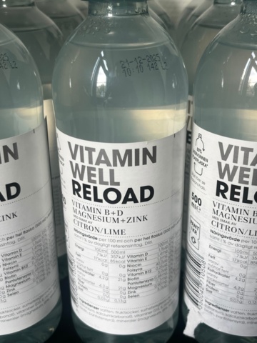 1422277-3 Whole pallet with Vitamin Well Reload, lemon/lime, 1080 bottles