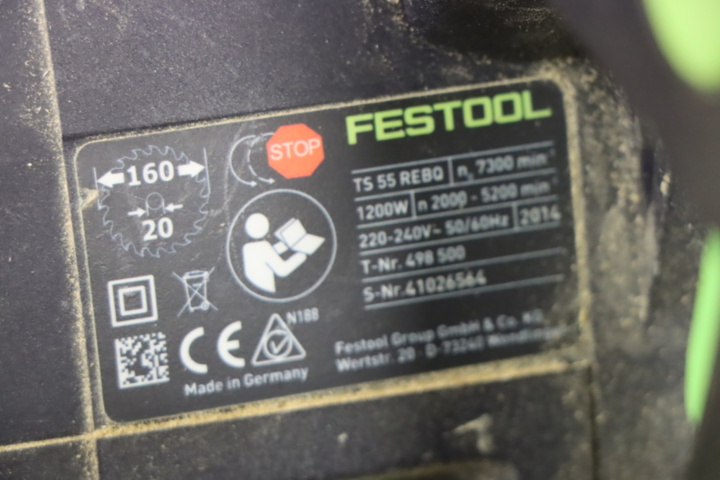 1174445-6 Cirklesåg Festool TS 55 REBQ