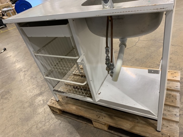 1421173-7 Diskbänk med underskåp