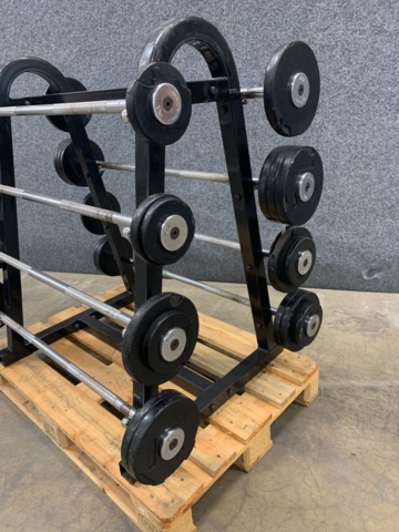 1422556-2 Skivstångsställ med vikter, Eurosport