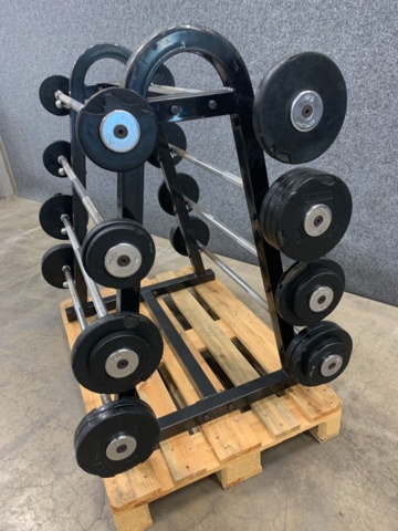 1422556-5 Skivstångsställ med vikter, Eurosport